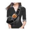 Free Small Dog Cat Carrier for Travel with Breathable Mesh and Adjustable Shoulder Strap