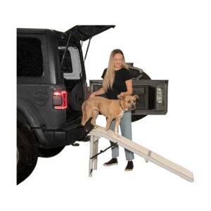 Free Standing Pet Ramp for Cats and Small Dogs with Easy Fold for Storage and Travel