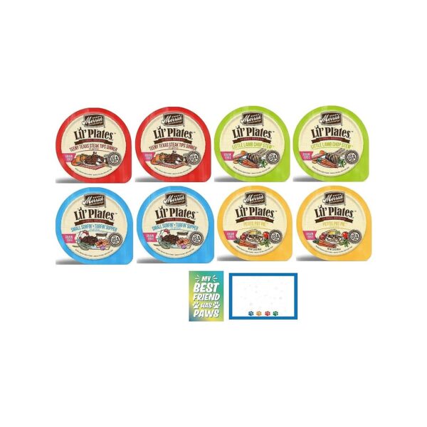 Free Wet Dog Food 4 Flavors Merrick Lil Plates Omega Fatty Acids