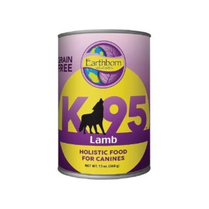 Free and Gluten-Free Canned Lamb Recipe for Active Adult Dogs, No Fillers or By-Products