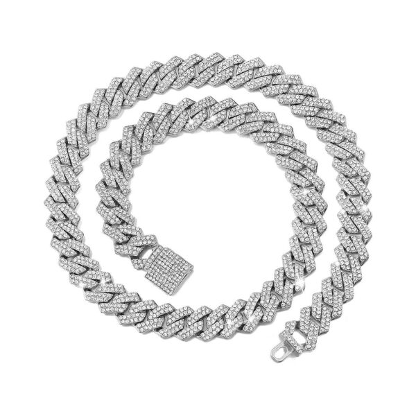 Free and Nickel-Free Dog Chain Collar with Secure Buckle and 14MM Gold Chain