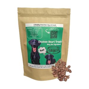 Freeze Dried Chicken Hearts High in Protein and Essential Amino Acids