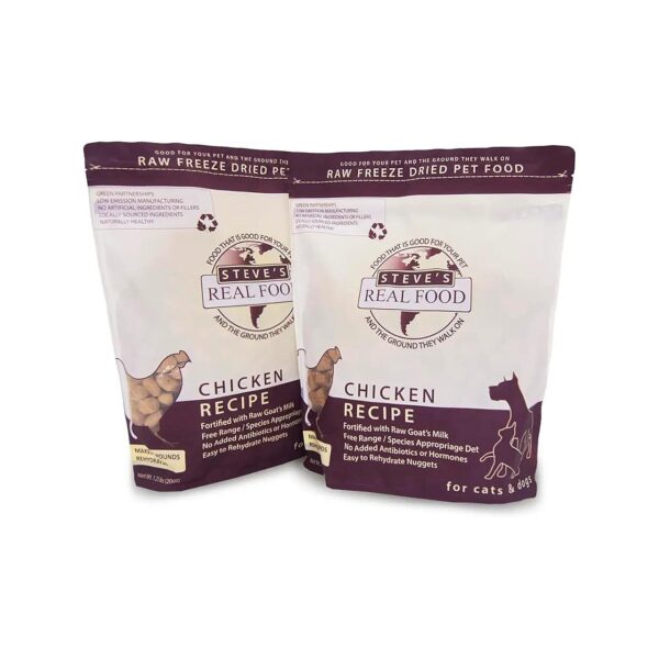 Freeze-Dried Chicken Raw Diet for Dogs and Cats, Natural Wholesome Ingredients, USA Made