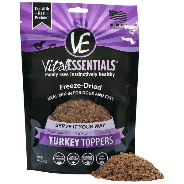 Freeze-Dried Turkey Granules for Dogs and Cats, Rich in Vitamins and Minerals