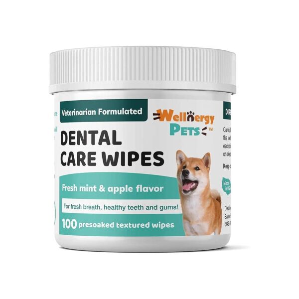 Fresh Breath Dental Wipes for Dogs and Cats with Advanced Veterinary Formula