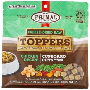 Fresh Chicken Freeze-Dried Dog and Cat Food Toppers with Probiotics