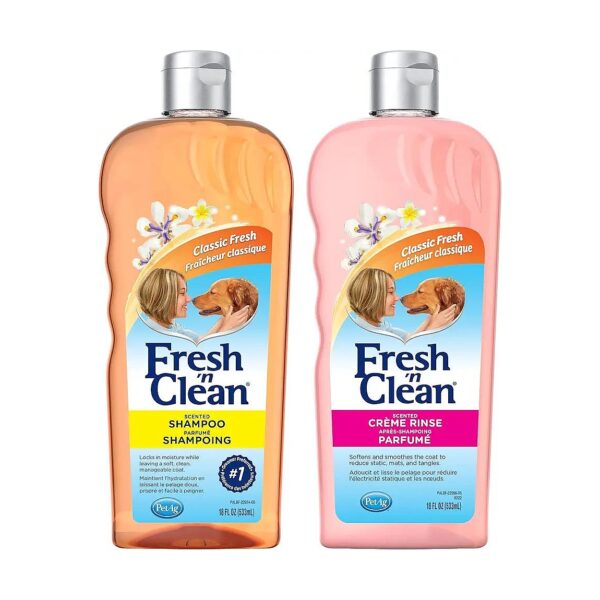 Fresh Scented Shampoo and Conditioner Combo for Nourishing and Fresh Coat