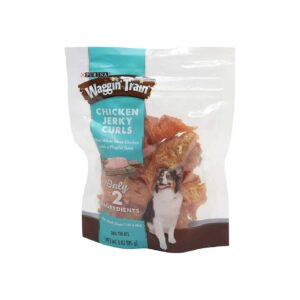 Friendly Chicken Jerky Curls, 3oz, for Dogs Everywhere