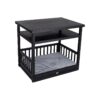 Friendly Dog Bed with Memory Foam Cushion and Nightstand Function in Espresso