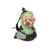 Friendly Dog Travel Carrier with Adjustable Jaw-Strings and Built-In Leash Securer