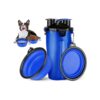 Friendly Pet Water and Food Container with Collapsible Bowls for Traveling