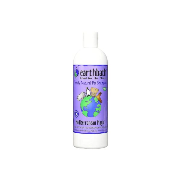 Friendly Shampoo for Smelly Dogs with Rosemary and Coconut-Based Cleansers - 16 Oz 2 Pack