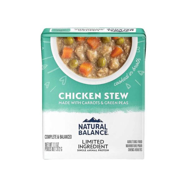 Friendly Wet Dog Food with Chicken, Peas, and Carrots for Healthy Energy