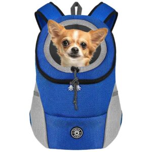 Front Pack Dog Carrier for Small and Medium Dogs with Reflective and Breathable Design