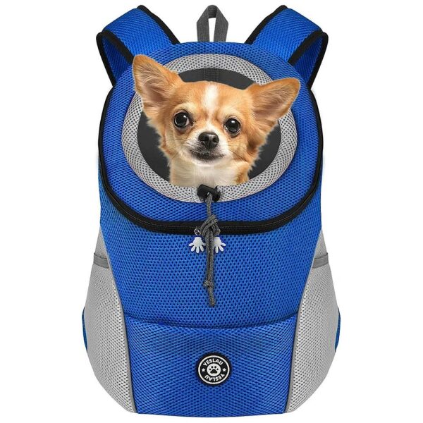 Front Pack Dog Carrier for Small and Medium Dogs with Reflective and Breathable Design