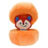 Fruity Critterz Squeaky Plush Dog Toys for Small Medium Dogs with Hide and Seek Play