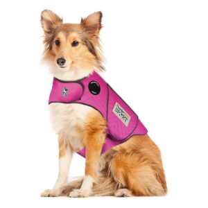 Fuchsia Large Anxiety Relief Jacket for Dogs with General Anxiety