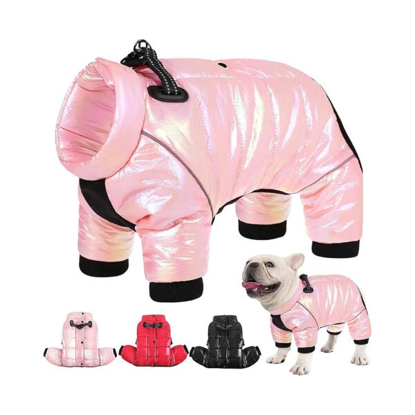 Full Body Dog Winter Coat for Small Dogs, Water Resistant and Wind Resistant Protection