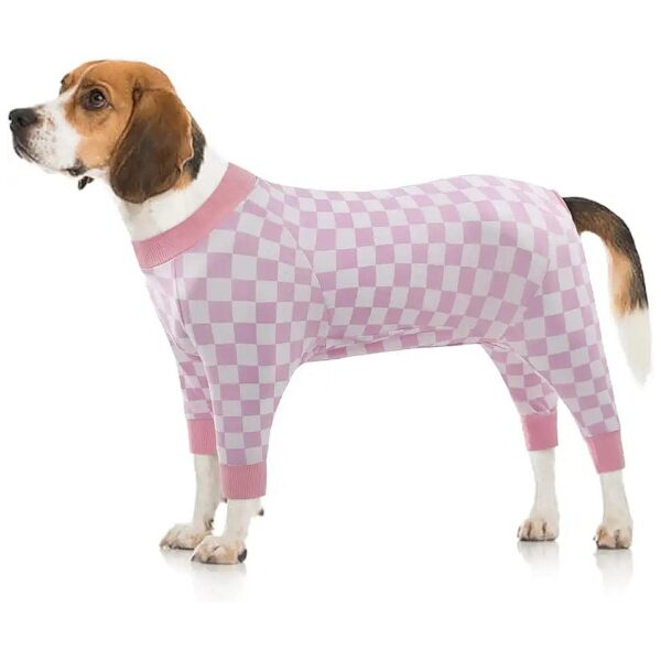 Full Bodysuit Jumpsuit for Medium Large Dogs, Alternative to Shedding Cone