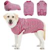 Full Coverage Abdominal Wound Recovery Shirt for Dogs after Surgery