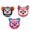 Fun Ball Toys with Ears and Animal Faces for Canine Play