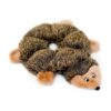 Fun Hedgehog Plush Dog Toy with Squeakers for Small to Medium Sized Dogs