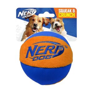 Fun Interactive Dog Toy with Squeaker and Crunch for Medium and Large Breed Dogs