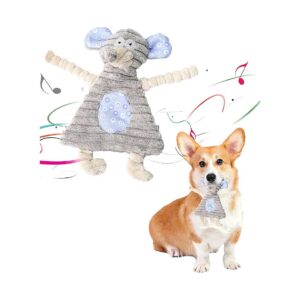 Fun Interactive Plush Dog Toy with Crinkle Paper for Small and Medium Dogs