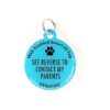 Fun Series Blue Pet ID Tag with Embedded DynoIQ and Lifetime Recovery