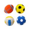 Fun Squeaky Dog Toys Balls for Small Medium Dogs Set of 4 Soft Bouncy and Durable