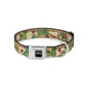 Fun and Colorful Dog Collar with Ninja Turtle Pizza Design