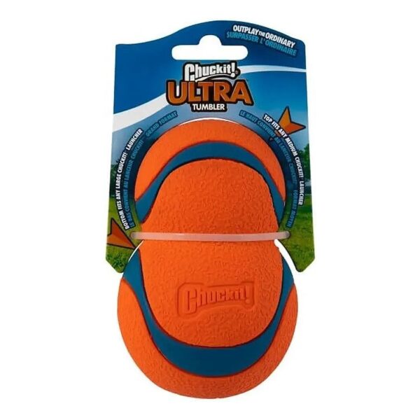 Fun and Durable Tumbling Fetch Toy for Dogs