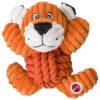 Fun and Interactive Knothed Rope Pets Squeak Toys