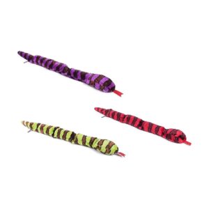 Fun and Safe Snake Dog Toy 70cm with Puncture Proof Construction for Puppies