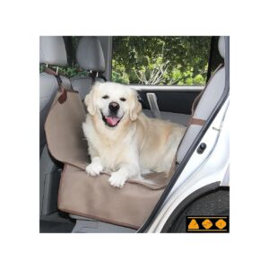 Functional Car Seat Covers with Seat Anchors, Non Slip Backing, and Long Adjustable Strap