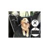 Functional Dog Car Seat Cover with Hammock Style and Airflow Mesh Window for Ventilation