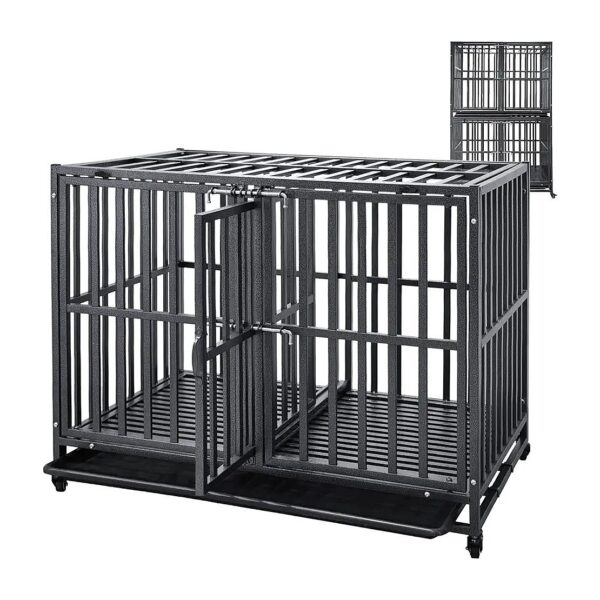 Functional Dog Crates with Divider for Pets of All Sizes and Breeds