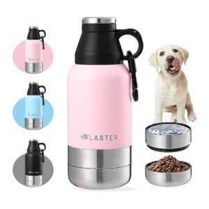 Functional Stainless Steel Pet Water and Snack Bottle for Small and Large Pets