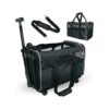 Functional Travel Pet Carrier for Dogs and Cats with Detachable Wheels