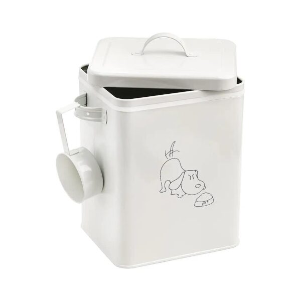 Functional and Attractive Pet Food Storage Solution for Dog Owners