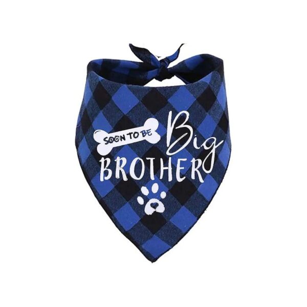 Functional and Cute Plaid Triangle Bibs for Dog Breeding Lovers