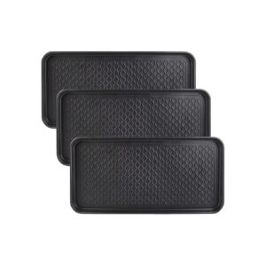 Functional and Heavy Duty Boot Trays for Entryway, Patio, Garage, and Pet Feeding Areas