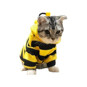 Funny Bee Costume for Small Dogs on Halloween or Christmas