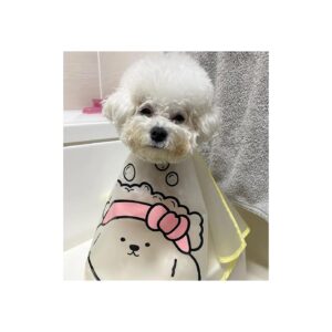 Funny Pet Haircut Clothes Waterproof Raincoat for Medium and Large Dogs