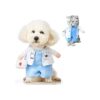 Funny Pet Uniform Pet Doctor Costume Small Dog Cat Halloween Outfit Cute Uniform Clothes