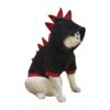 Furry Dinosaur Dog Costume with Hoodie for Christmas Halloween Small Medium Breeds