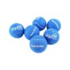 Fuzzy Blue Tennis Balls with Happy Birthday - 6-Pack for Dog Birthday Parties