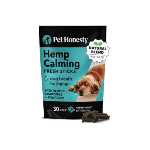 GMP Certified Hemp Calming Fresh Sticks for Dogs Dental Care