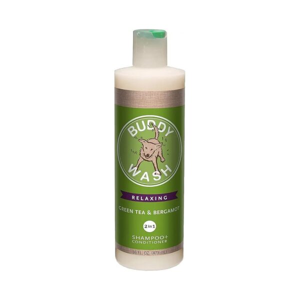 Gentle 2-in-1 Shampoo Conditioner for Dog Grooming with Green Tea Bergamot