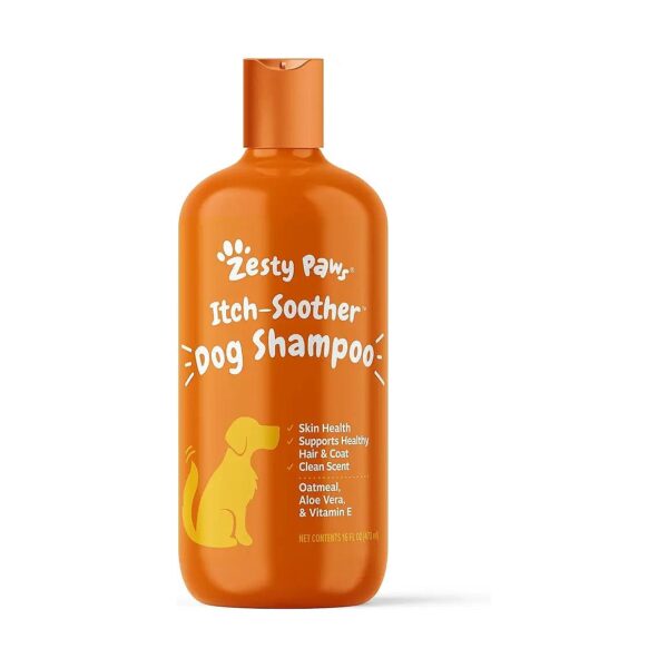 Gentle Anti Itch Shampoo for Dog with Oatmeal, Aloe Vera, and Vanilla Bean Fragrance